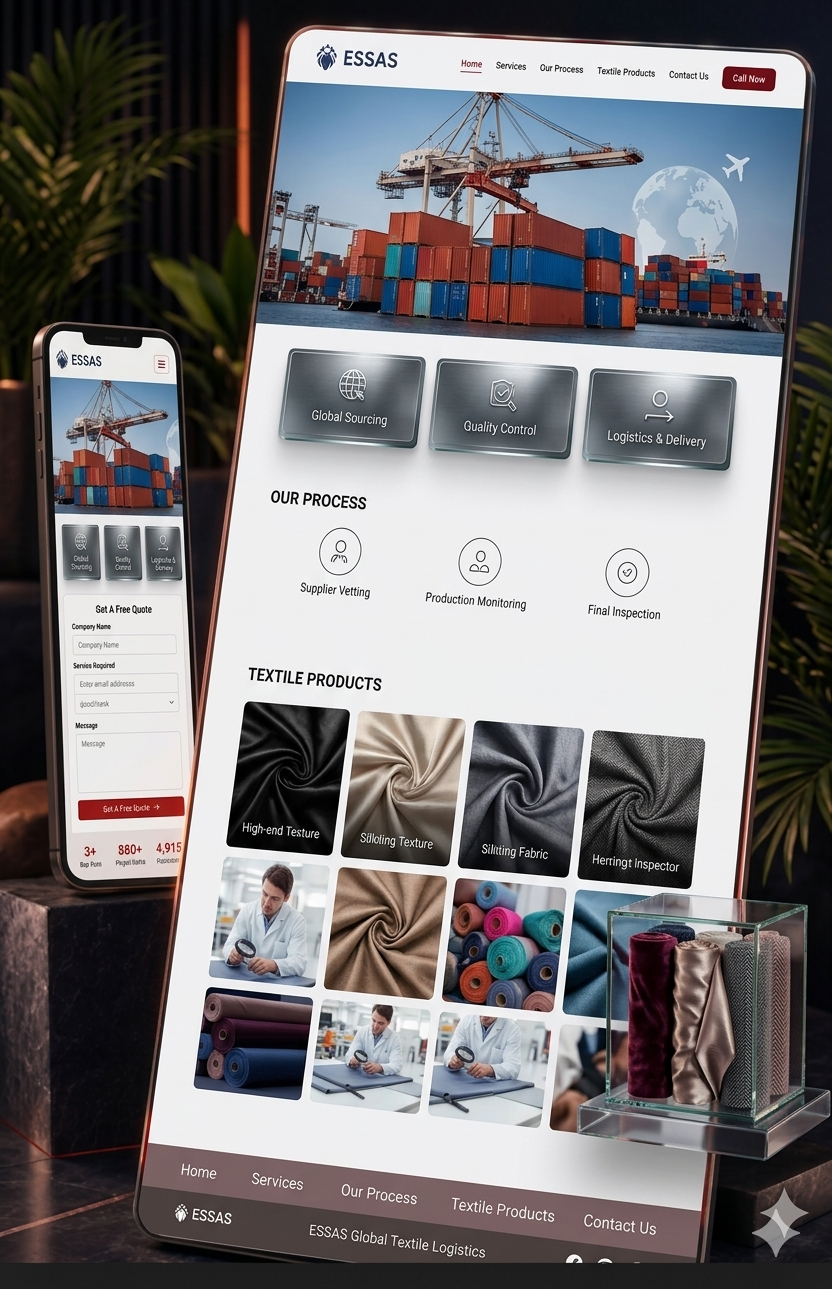 IFM Textile Sourcing corporate website